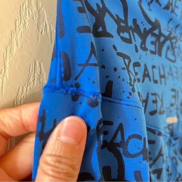 Aerie Womens Active Chill Play Move High Waisted Blue Stretch Leggings Pants S/P - Picture 9 of 12